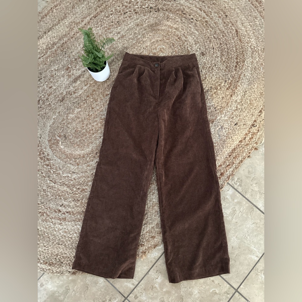BROWN CORDUROY PANTS